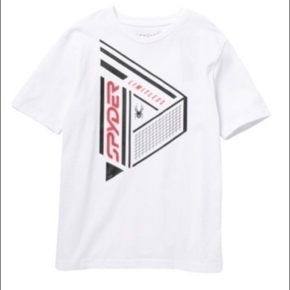 Boys Spyder tee limitless white HD